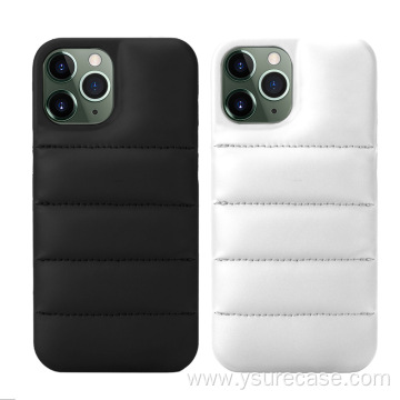 cottonfilled down mobile phone cases for iphone 13